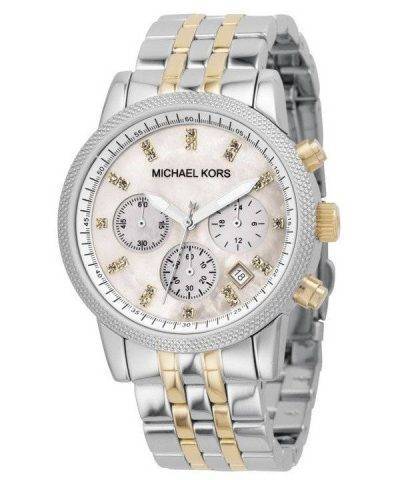 Michael Kors Two-Tone Bracelet Crystals MK5057 Womenss Watch