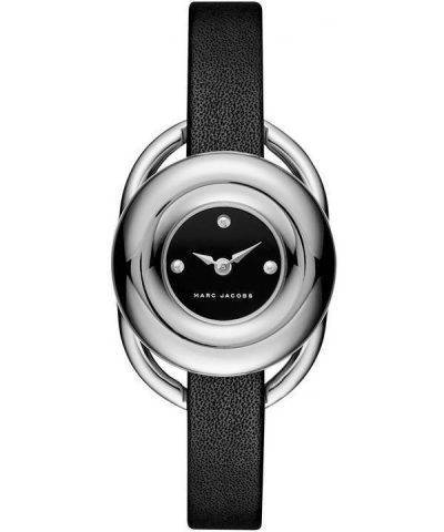 Marc by Marc Jacobs Jerrie Black Dial Leather Strap MJ1445 Womens Watch