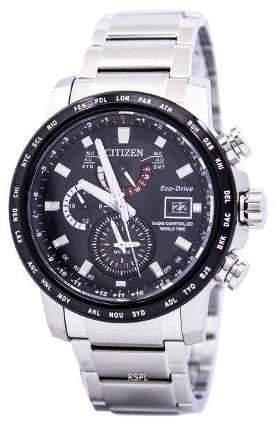 Citizen Eco-Drive Atomic Radio Controlled World Time AT9071-58E Mens Watch