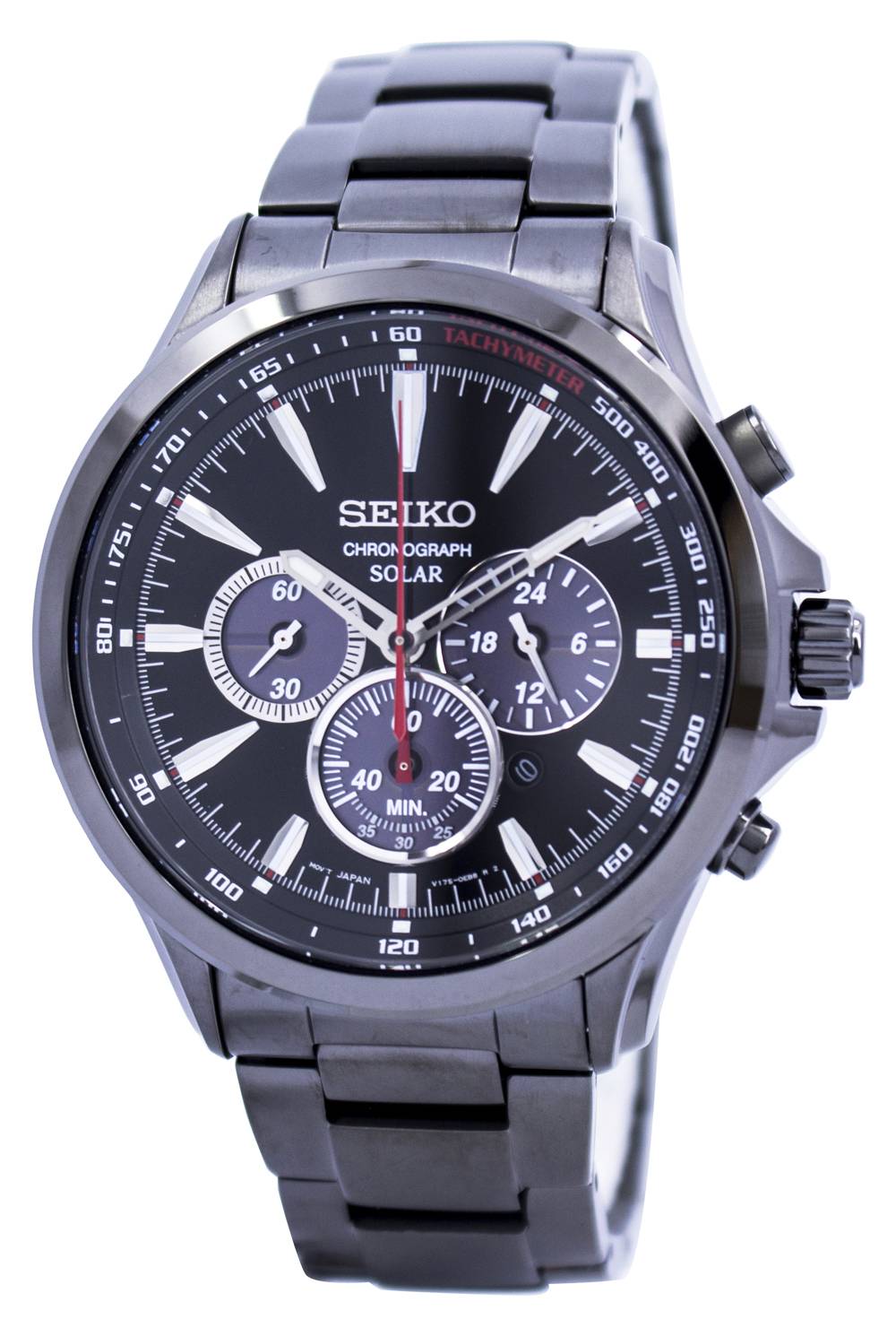 Seiko Solar Chronograph Tachymeter SSC497 SSC497P1 SSC497P Mens Watch -  