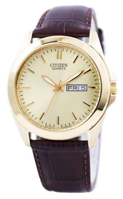 Citizen Quartz Gold Tone Analog BF0582-01P Men's Watch