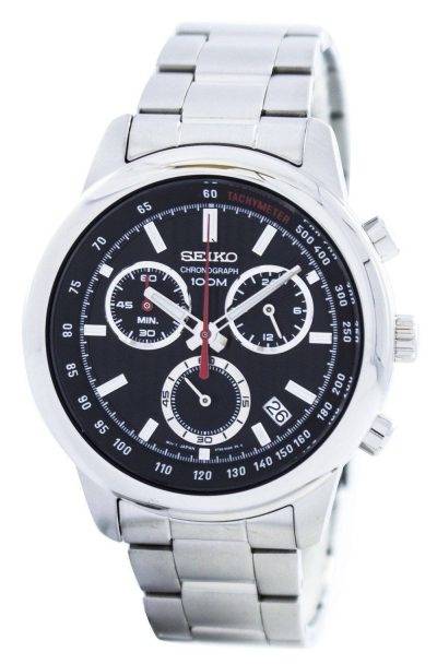 Seiko Sports Chronograph Quartz Tachymeter SSB205 SSB205P1 SSB205P Men's Watch