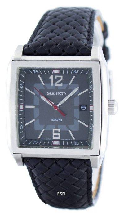 Seiko Quartz Square Shape SGED79 SGED79P1 SGED79P Men's Watch