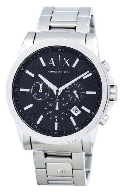 Armani Exchange Chronograph Black Dial AX2084 Mens Watch