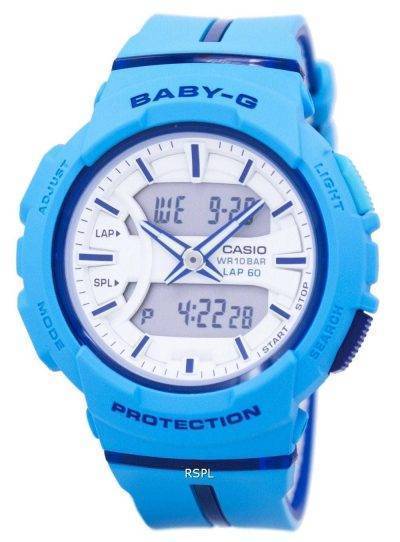 Casio Baby-G Shock Resistant Dual Time Analog Digital BGA-240L-2A2 Women's Watch