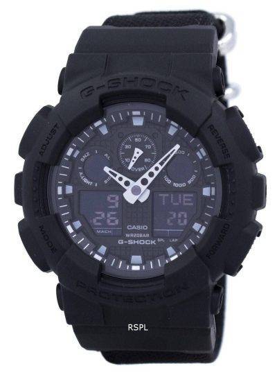 Casio G-Shock Analog Digital Shock Resistant 200M GA-100BBN-1A Men's Watch