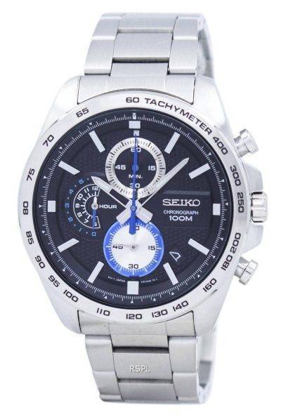 Seiko Chronograph Tachymeter Quartz SSB257 SSB257P1 SSB257P Men's Watch