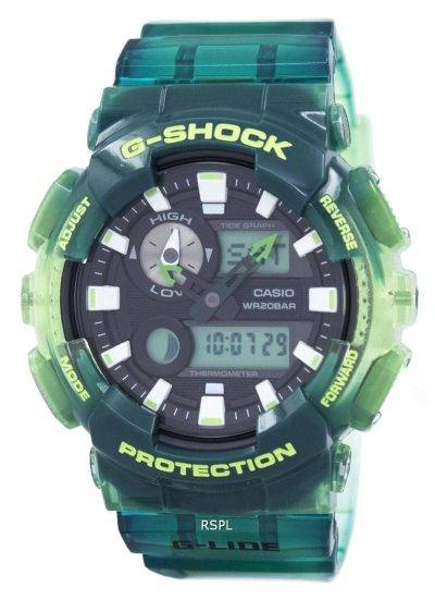 Casio G-Shock G-LIDE Tide Graph Thermometer Moon Phase GAX-100MSA-3A Men's Watch