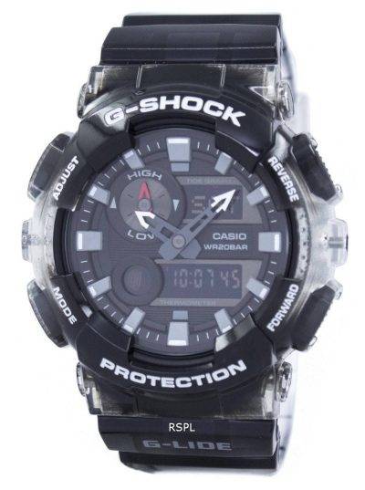 Casio G-Shock G-LIDE Tide Graph Thermometer Moon Phase GAX-100MSB-1A Men's Watch