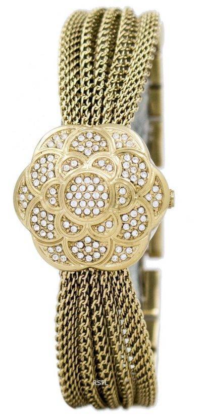 Anne Klein Quartz Swarovski Crystal Multi Chain 1046CHCV Women's Watch