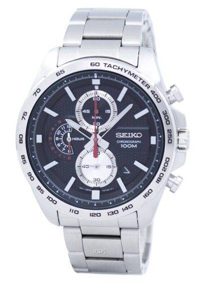 Seiko Chronograph Quartz Tachymeter SSB255 SSB255P1 SSB255P Men's Watch
