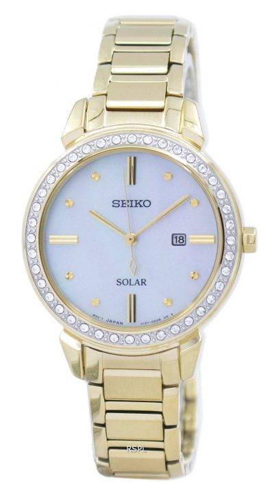 Seiko Solar Diamond Accent SUT330 SUT330P1 SUT330P Women's Watch
