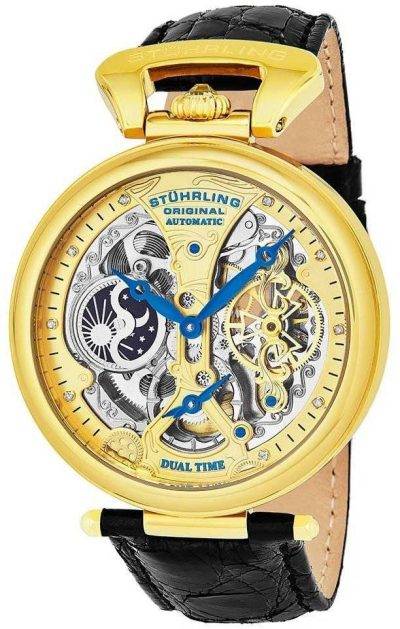 Stuhrling Original Emperors Grand Dual Time Automatic 127A2.333519 Men's Watch