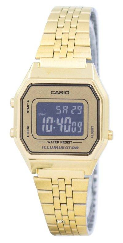 Casio Youth Vintage Illuminator Alarm Digital LA680WGA-9B Women's Watch