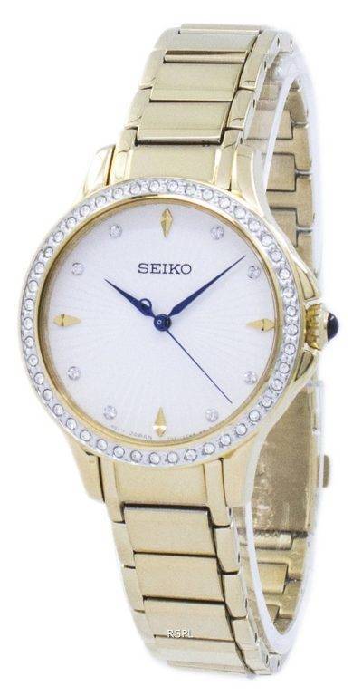 Seiko Quartz Diamond Accent SRZ488 SRZ488P1 SRZ488P Women's Watch