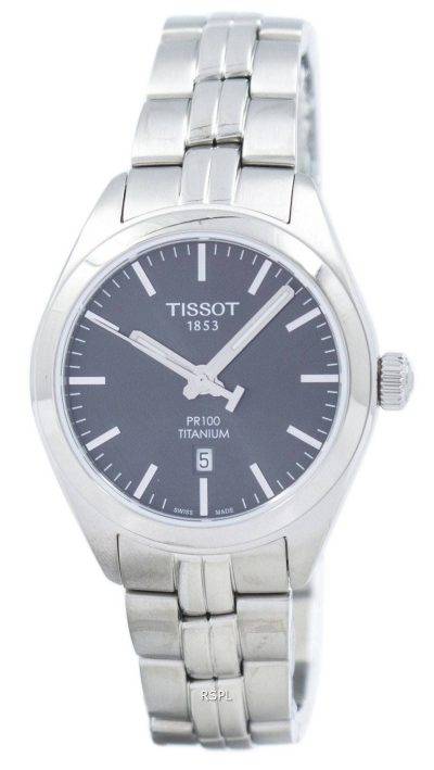Tissot T-Classic PR 100 Titanium Quartz T101.210.44.061.00 T1012104406100 Women's Watch