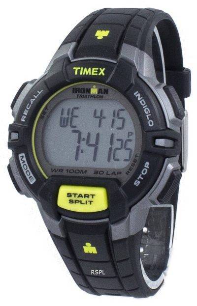 Timex Sports Ironman Triathlon Rugged 30 Lap Indiglo Digital T5K790 Men's Watch