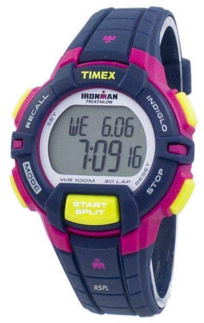 Timex Sports Ironman Triathlon Rugged 30 Lap Indiglo Digital T5K813 Women's Watch