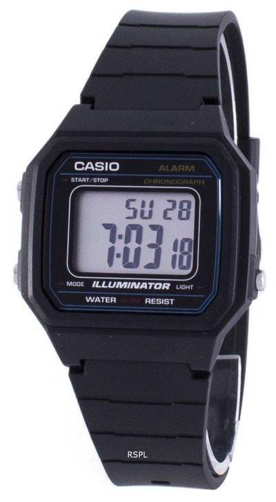 Casio Classic Illuminator Chronograph Alarm W-217H-1AV W217H-1AV Men's Watch