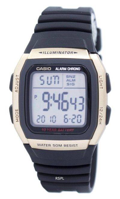 Casio Youth Illuminator Dual Time Alarm Chrono W-96H-9AVDF W96H-9AVDF Men's Watch
