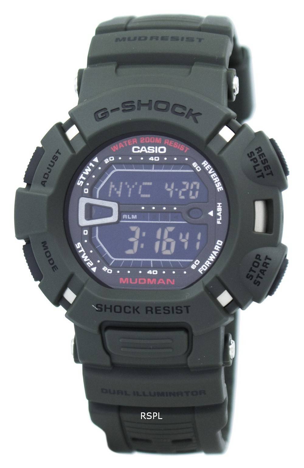Casio G-Shock Mudman G-9000-3V G-9000-3 Mens Watch ...
