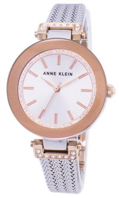 Anne Klein Quartz Diamond Accents 1907SVRT Women's Watch