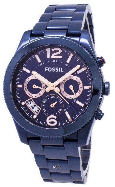 Fossil Perfect Boyfriend Multifunction Dual Time Quartz ES4093 Women's Watch