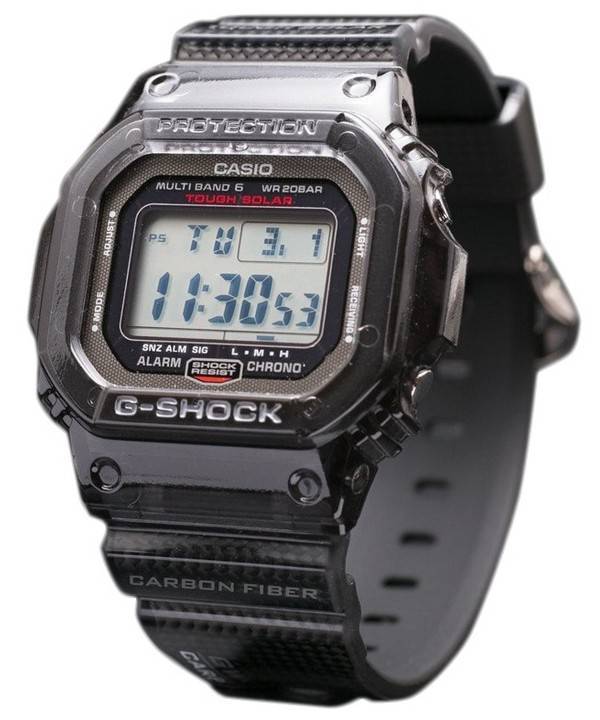 Casio G shock GW-S5600-1JF Carbon Fiber Insert Band MULTI BAND Limited  Edition Mens Watch