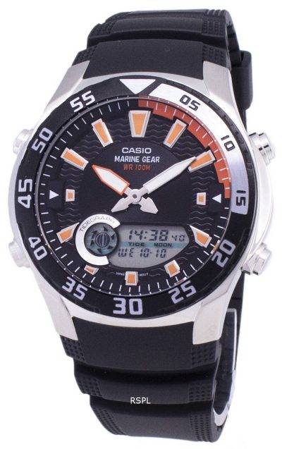 Casio Analog Digital Marine Gear AMW-710-1AVDF AMW-710-1AV Mens Watch