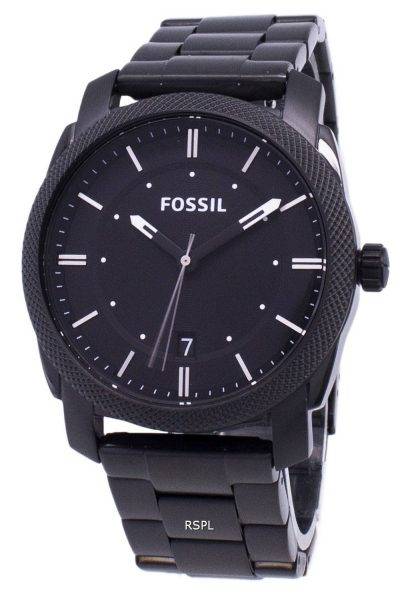 Fossil Machine Black IP Stainless Steel FS4775 Mens Watch