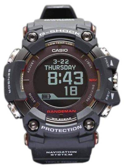Casio G-Shock GPR-B1000-1JR Rangeman Triple Sensor GPS 200M Men's Watch