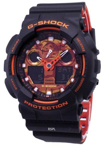 Casio G-Shock GA-100BR-1A GA100BR-1A Analog Digital 200M Men's Watch