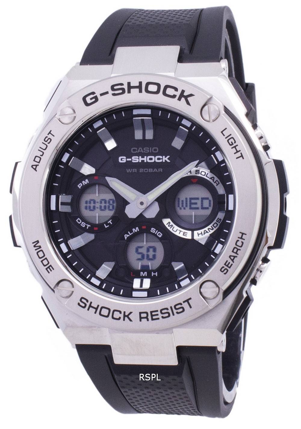 Casio G-Shock G-STEEL Analog-Digital World Time GST-S110-1A Men's Watch ...