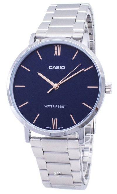Casio Quartz MTP-VT01D-2B MTPVT01D-2B Analog Men's Watch