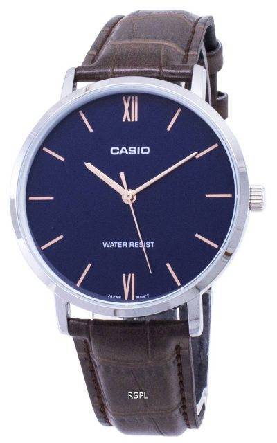 Casio Quartz MTP-VT01L-2B MTPVT01L-2B Analog Men's Watch
