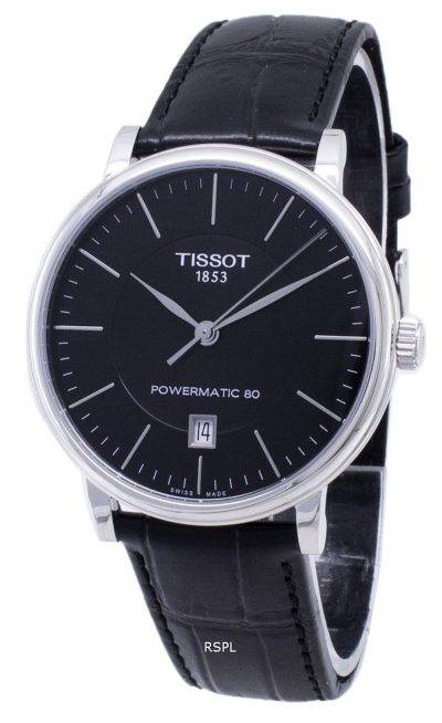 Tissot T-Classic Carson T122.407.16.051.00 T1224071605100 Powermatic 80 Men's Watch