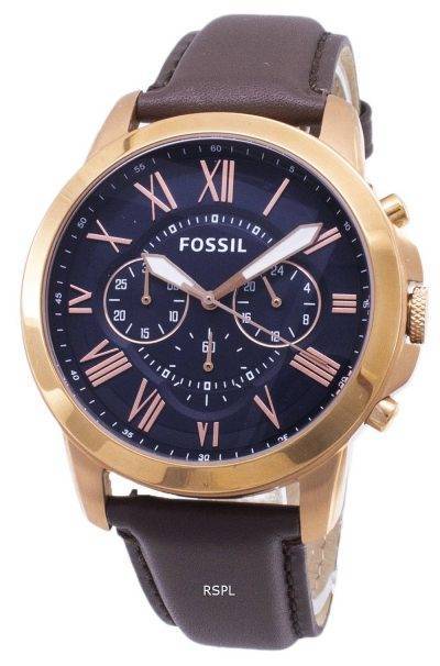 Fossil Grant Chronograph Rose Gold-Tone FS5068 Mens Watch