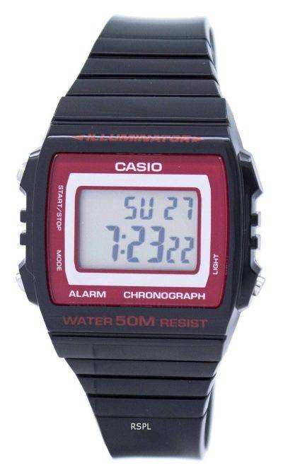 Casio Illuminator Chronograph Alarm Digital W-215H-1A2VDF W215H-1A2VDF Unisex Watch