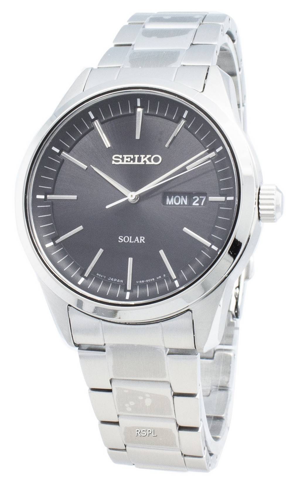 Seiko Conceptual SNE527P SNE527P1 SNE527 Analog Solar Men's Watch ...