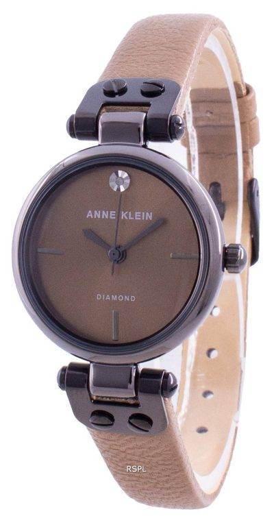 Anne Klein Genuine Diamond 3513GYMO Quartz Women's Watch