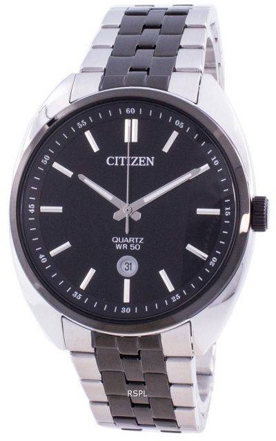 Citizen Black Dial Stainless Steel Quartz BI5098-58E Men's Watch