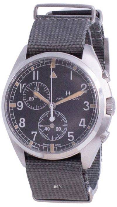 Hamilton Khaki Aviation Pilot Pioneer Chronograph Quartz H76522931 100M Mens Watch