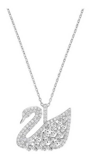 Swarovski 5169080 Swan Lake Crystal Pendant Womens Necklace