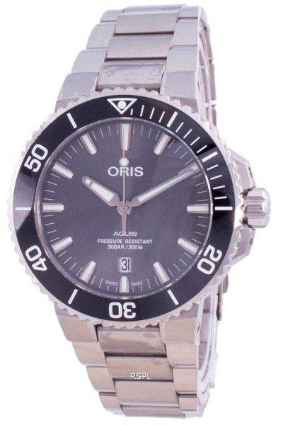 Oris Aquis Date Automatic Diver's Titanium 01-733-7730-7153-07-8-24-15PEB 300M Men's Watch