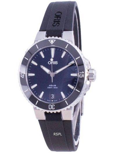 Oris Aquis Date Automatic Diver's 01-733-7731-4135-07-4-18-64FC 300M Women's Watch