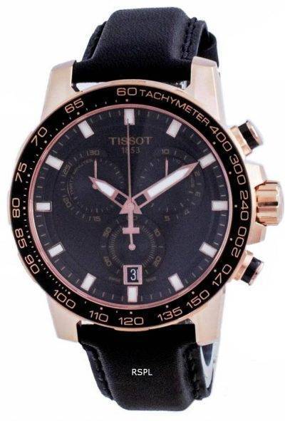 Tissot Supersport Black Dial Chronograph Quartz T125.617.36.051.00 T1256173605100 100M Men's Watch