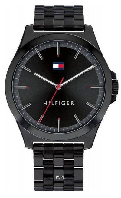 Tommy Hilfiger Barclay Black Dial Stainless Steel Quartz 1791714 Mens Watch