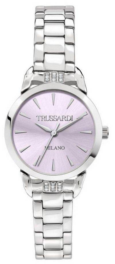 Trussardi T-Original Crystal Accents Stainless Steel Quartz R2453142507 Womens Watch