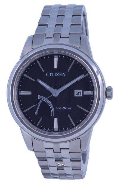 Citizen Analog Black Dial Eco-Drive AW7000-58E.G Water 100M Mens Watch