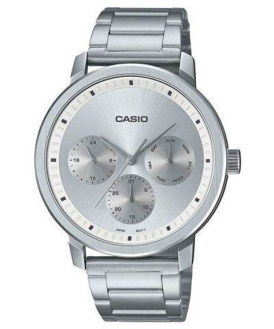 Casio Analog Silver Dial Stainless Steel MTP-B305D-7E MTPB305D-7 Mens Watch